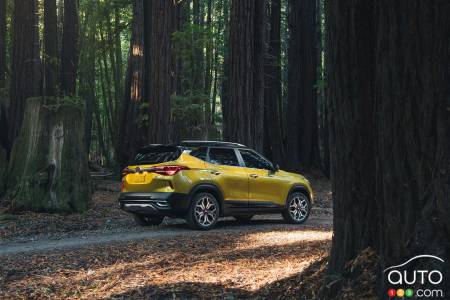 Kia Seltos, trois quarts arrière